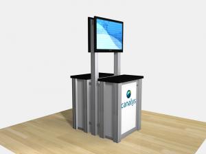 RERT-1256 / Double-Sided Counter Kiosk